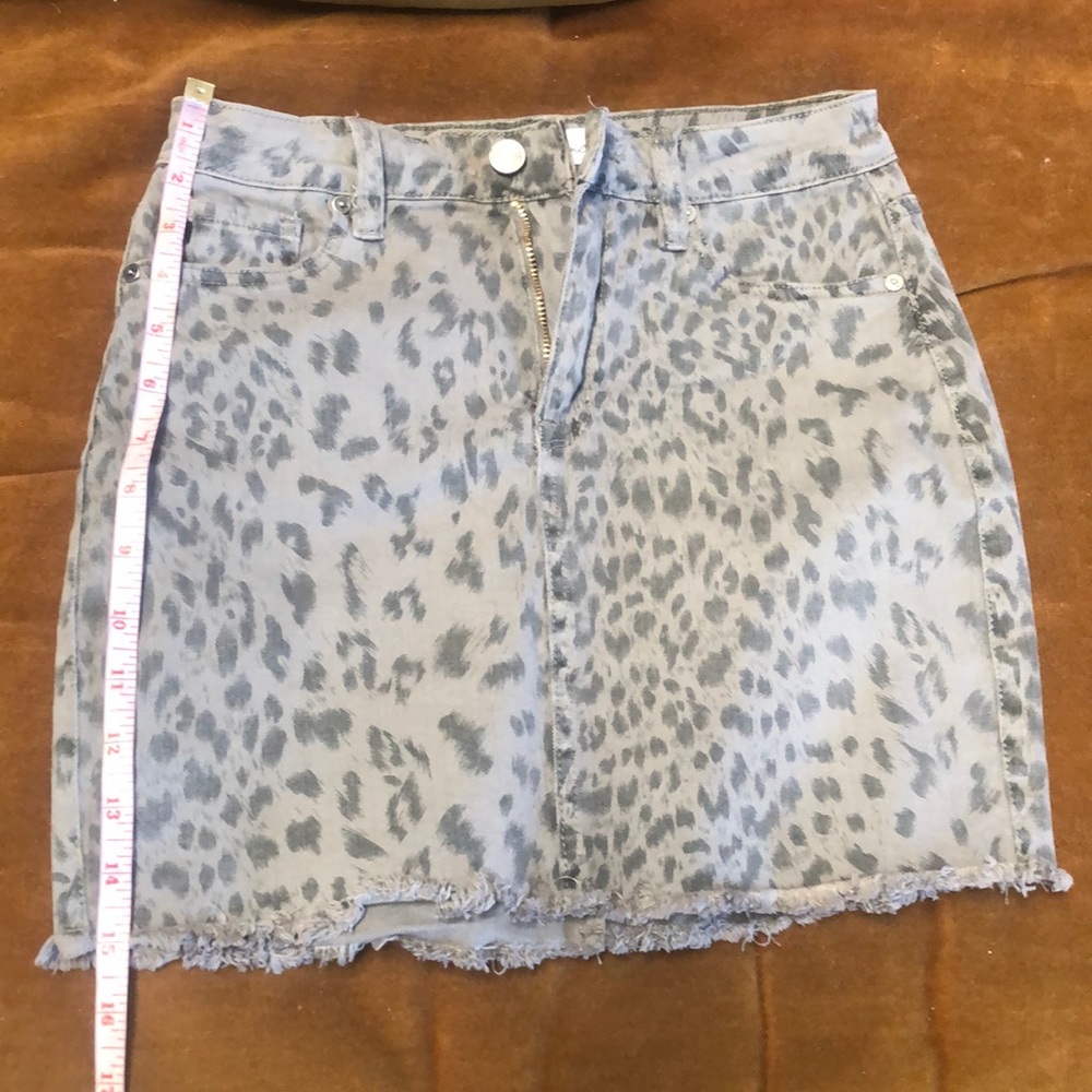 Kancan leopard mini skirt